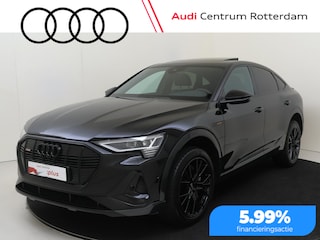 Audi E-tron 50 quattro S edition 71 kWh | SoH 100% | Luchtvering | Panoramadak | Optiek zwart Plus | Lederen bekleding 'Valcona' | Memory bestuurdersstoel | 360 camera | Navigatie Plus |