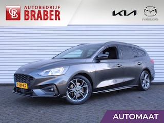 Ford Focus Wagon 1.0 EcoBoost ST Line Business | Stuur-/stoel-/voorruitverwarming | Camera | Clima | Draadloze telefoonlader | 17" LM | Navi |