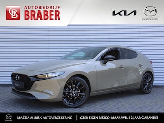 Mazda 3 2.0 e-SkyActiv-X M Hybrid 186 Homura | Stoelverwarming | Camera | Dodehoek detectie | HUD | 18" LM | LED | Cruise adapt. |