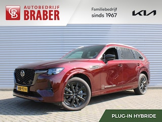 Mazda CX-80 2.5 e-SkyActiv PHEV Homura Plus | Stuur-/stoelverwarming+ventilatie | Schuifdak | Leer | HUD | Elek. stuur-/stoelverstelling | Camera rondom | 20" LM |