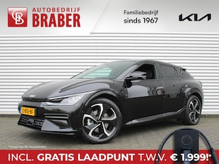 Kia EV6 GT-Line 77.4 kWh | 20" LM | Airco | Navi | Leer | Camera | Cruise | BTW auto | 17% bijtelling |