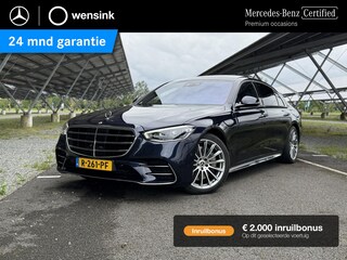 Mercedes-Benz S-klasse 580 e 4MATIC Lang AMG Line | Panoramadak | Achterasbesturing | Burmester | Head-up display | Digital light | Rijassistentiepakket | Nappaleder |