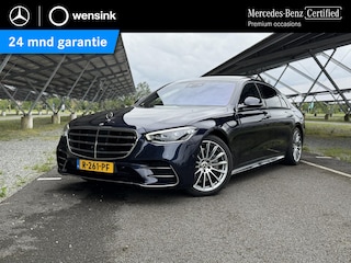 Mercedes-Benz S-klasse 580 e 4MATIC Lang AMG Line | Panoramadak | Achterasbesturing | Burmester | Head-up display | Digital light | Rijassistentiepakket | Nappaleder |