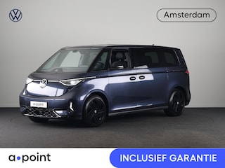 Volkswagen ID. Buzz GTX 4MOTION 86 kWh LWB 7p. 340 pk | SoH 100% | Verlengde garantie | Navigatie | Trekhaak (wegklapbaar) | Parkeersensoren (Park assist) | Achteruitrijcamera | Stoelverwarming v/a |
