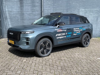 Jaecoo 7 1.5 T Plug-in Hybrid 348pk Automaat Exclusive | 7 Jaar Garantie | 1500 kg Trekgewicht | Panoramadak | Sfeerverlichting | Leer | Blindspot |