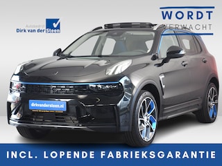 Lynk & Co 01 1.5 | 6.6 kWh laden | 360° Camera | Botsherkenning | Panoramadak | Pilot Assist | Achteruitrijcamera | Apple CarPlay/ Android Auto | Parkeersensoren voor- en achter | Memory Bestuurdersstoel | Na