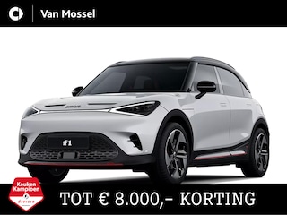 Smart #1 BRABUS / Stoelverwarming / Beats® Soundsystem met 13 luidsprekers / Halo Roof / Verwarmd stuurwiel / Easy entry / Frunk