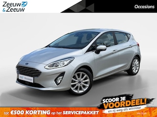 Ford Fiesta 1.0 EcoBoost Titanium |Apple Carplay/Android Auto| Trekhaak| Voorrutverwarming| 12 maanden Bovag garantie|