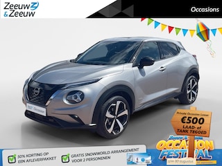 Nissan Juke 1.6 Hybrid Tekna *Navi+Camera*Climate*Parc Assist*LM.Velgen*RIJK UITGERUST!