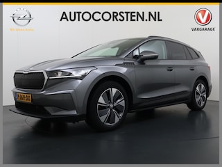 Skoda Enyaq iV 60 SOH 94% Trekhaak Warmtepomp Navi Ecc Apple Carplay Android Auto Cruise Control Pdc Keyless Advanced Privacy Glas Led DAB Isofix Draadloze telefoonlader Rijstrooksensor 1.000KG Trekgewicht 1e Eigenaar Origineel Nederlandse Auto