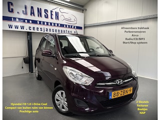 Hyundai i10 1.0 i-Drive Cool Prachtige auto! | Afneembare trekhaak | Airco | Parkeersensoren achter