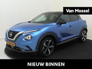 Nissan Juke 1.0 DIG-T Tekna | Apple Carplay/Android | Autonomous Emergency Braking | cruise control adaptief | lederen/stof bekleding | LED koplampen | lichtmetalen velgen 17" |