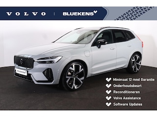 Volvo XC60 T8 Recharge AWD Ultra Black Edition Exec - Luchtvering - Panorama/schuifdak - IntelliSafe Assist & Surround - 360º Camera - Bowers & Wilkins audio - Adaptieve LED koplampen - Verwarmde voorstoelen, stuur & achterbank - Parkeersensoren voor & achter - Elektr. bedienb. voorstoelen met geheugen - Head up display - Draadloze tel. lader - Extra getint glas - Inklapbare trekhaak - 22' LMV