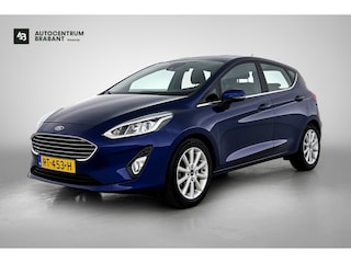 Ford Fiesta 1.0 EcoBoost Titanium Automaat (NAVIGATIE, STUURBEDIENING, CARPLAY, 1e EIGENAAR, GOED ONDERHOUDEN)