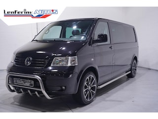 Volkswagen Transporter 2.5 TDI 174 pk Dubbel Cabine L2 Automaat Marge Airco, Cruise Control, Bull en Sidebars, 5-Zits