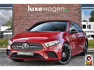 Mercedes-Benz A-klasse 250 e AMG-Line Pano 19inch Night Patagonia-red!