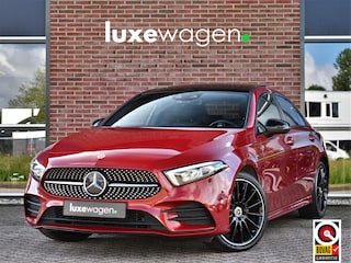 Mercedes-Benz A-klasse 250 e AMG-Line Pano 19inch Night Patagonia-red!