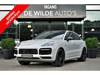 Porsche Cayenne 3.0 E-Hybrid SportDesign 462pk Krijt 4-wielbesturing Sportuitlaat Pano 18-weg ACC