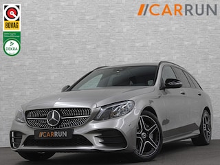 Mercedes-Benz C-klasse Estate 180 AMG-Line | Origineel NL | Multibeam-LED | Widescreen | Sfeerverlichting | Night-Pakket | Stoelverwarming | Achteruitrij-Camera | Carplay | Comand Navi | Dealer Onderhouden | Draadloos Laden |