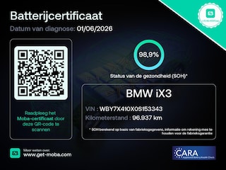 BMW iX3 High Executive 80 kWh Shadow Line 98% SOH PANO|Harman Kardon