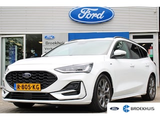 Ford Focus Wagon 1.0EB Hybrid ST Line | NL-AUTO! | 1E EIGENAAR! | ELEK. TREKHAAK | ADAPTIVE CRUISE | WINTERPACK | DODE HOEK | LED | PARK. SENSOREN V+A | DEALER OH!