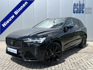 Volvo XC60 2.0 T8 455 pk Plug-in hybrid AWD Ultimate Black Edition Trekhaak Panoramadak Bowers en Wilkins Audio Elektrische Sportstoelen 21 Inch Velgen 360 Camera Head-Up Display Apple Carplay Extra Getint Glas Navigatie Long Range 1e Eigenaar BTW Auto