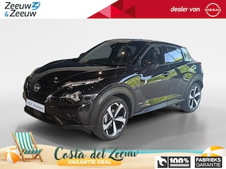 Nissan Juke HYBRID143 TEKNA Auto |Automaat| Lederen bekleding| Navigatie| 360grd Camera| Pro-pilot|145PK | Pdc voor en achter| Bose audio| Climate Controle | I-key |