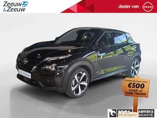 Nissan Juke HYBRID143 TEKNA Auto |Automaat| Lederen bekleding| Navigatie| 360grd Camera| Pro-pilot|145PK | Pdc voor en achter| Bose audio| Climate Controle | I-key |