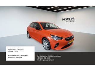 Opel Corsa 1.2 Turbo 100PK car play airco cruise control