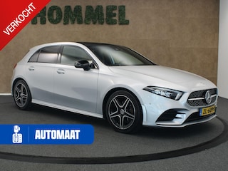 Mercedes-Benz A-klasse 180 Business Solution AMG Night Upgrade - ORIGINEEL NEDERLANDSE AUTO - PANORAMADAK - AMG STYLING - AUTOMATISCHE AIRCO - ACHTERUITRIJCAMERA - KEYLESS START - PARKEERSENSOREN VOOR EN ACHTER - VOORSTOELEN VERWARMD - BLUETOOTH-TELEFOONVOORBERIEDI