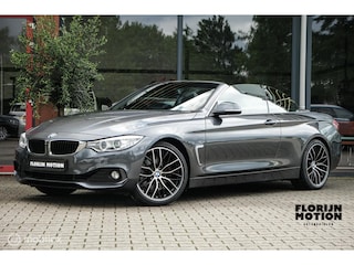BMW 4-serie Cabrio 428i Sport | 19 Inch | Stoelverwarming | Mineral Grau | Cruise | Lage KM | Hardtop | Trekhaak | Recent onderhoud | Nieuwe velgen en banden | Rijklaar