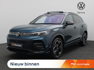 Volkswagen Tiguan 1.5 eHybrid R-Line Business 272PK DSG Panoramadak, Trekhaak, Black Style, Leder, Memorystoelen, Head-Up Display, Harman Kardon Audio, 360gr. Camera, 20" LM Velgen