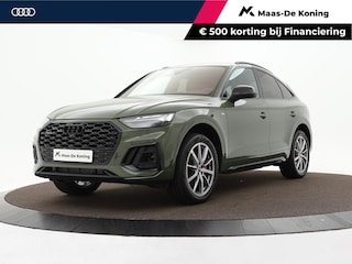 Audi Q5 50 TFSIe 299pk S edition Competition · Camera · Inklap. Trekhaak · Matrix LED · Dodehoeksensor · Stuur- & Stoelverwarming · Elektrische stoelverstelling · Apple/Android Car Play · Garantie t/m 24-06-2030 of 100.000km