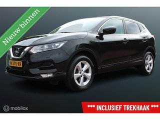 Nissan Qashqai 1.2 N-Connecta Automaat, Trekhaak, Pdc voor + achter + camera, Cruise, Clima, Donker glas, Stoelverwarming, All season banden