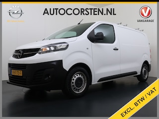 Opel Vivaro 2.0CDTI 123PK L2H1 3-Persoons Trekhaak 360°Camera Euro 6 Navi Airco Apple Carplay Android Auto Cruise Control Pdc Edition Dakdragers Betonplex vloer Inbouwkasten Regen-Lichtsensor 1e Eigenaar 2.500KG Trekgewicht Dealeronderhouden