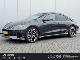 Hyundai Ioniq 6 Connect 77.4 kWh / SOH 100% / Fabrieksgarantie tot 11-2028 / Wit Leder / 20 Inch All Season / Stoelverkoeling / Stoelverwarming Voor + Achter / Stuurverwarming / Elek. Bedienbare Bestuurdersstoel /