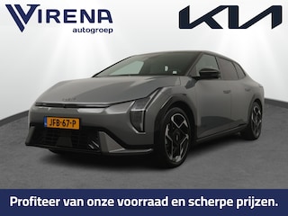 Kia EV4 Fastback GT-PlusLine 81.4 kWh - *DEMO* - Head-up Display - 360 Camera - Stoelverwarming/ventilatie - Glazen Schuif-/kanteldak - Elektrisch verstelbare voorstoelen - Dodehoekcamera - Fabrieksgarantie tot 2032 Direct leverbaar!