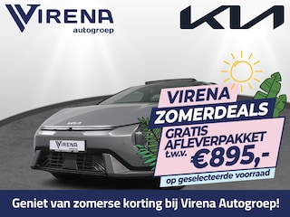 Kia EV4 Fastback GT-PlusLine 81.4 kWh - *DEMO* - Head-up Display - 360 Camera - Stoelverwarming/ventilatie - Glazen Schuif-/kanteldak - Elektrisch verstelbare voorstoelen - Dodehoekcamera - Fabrieksgarantie tot 2032 Direct leverbaar!