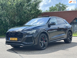 Audi Q8 4.0 TFSI Q8 quattro 600 PK*Elektrische schuifdak*Leder*Trekhaak*360 camera*Navigatie*Stoelverwarming*Cruise*Clima*