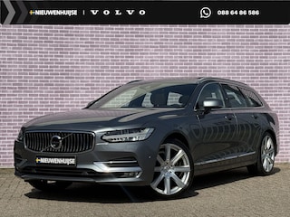 Volvo V90 2.0 T5 Inscription | Trekhaak | Bowers & Wilkins | Schuif/kantel Panoramadak | Adaptieve cruise | 360° Camera | Keyless entry/start | HUD | Apple carplay/android auto | BLIS | Stoelverwarming |