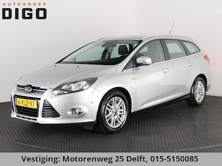 Ford Focus Wagon 125 PK SILVERLINE NAVI. DISTRIBUTIE RECENT NL AUTO, DEALER OH. TREKHAAK. CLIMA. CRUISE ETC