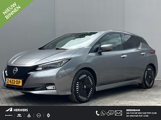 Nissan Leaf Tekna 39 kWh / Lage Km's! / Dealer Onderhouden / SOH 95,19% / Cruise Control / Apple Carplay&Android Auto / Airco / Voor Stoelverwarming / Dode Hoek Detectie / Full-Map Navigatie / E-Pedal Drive / Lichtmetalen Velgen 17" / Stuur Verwarming / Keyless Start&Entry /