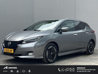 Nissan Leaf Tekna 39 kWh / Lage Km's! / Dealer Onderhouden / SOH 95,19% / Cruise Control / Apple Carplay&Android Auto / Airco / Voor Stoelverwarming / Dode Hoek Detectie / Full-Map Navigatie / E-Pedal Drive / Lichtmetalen Velgen 17" / Stuur Verwarming / Keyless Start&Entry /