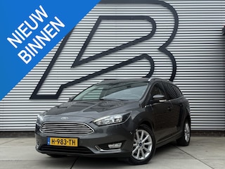 Ford Focus Wagon 1.0 Titanium 1e Eigenaar|Navi|Clima|Cruise|Carplay|Stoel+Stuur verw|PDC V+A|APK tot 12-2026