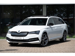 Skoda Superb Combi 1.4 TSI iV Sportline Business | Trekhaak | Pano | 360 cam | Standkachel | Adapt. Cruise | 19"