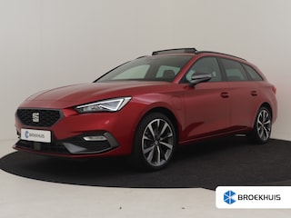 Seat Leon Sportstourer 1.4 TSI eHybrid PHEV FR Business Intense 204PK DSG/AUTO | Elektrisch glazen panorama-dak | Achteruitrijcamera | Navigatie | Dodehoek detectie | Applecarplay Android auto | Cruise control adaptief | Stoel/stuur verwarming | DAB | LED | 18"LMV