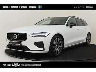 Volvo V60 T6 PLUG-IN HYBRID AWD ULTRA DARK *FULL OPTIONS!* -PANO.DAK|BOWERS&WILKINS|GEVENT.LEDER+MASSAGE|360°CAM|HEAD-UP DISP.|PRIVACY.GLAS|TREKHAAK|19"