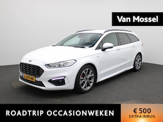 Ford Mondeo Wagon 2.0 IVCT HEV ST-Line | Automaat | Navigatie | Apple Carplay / Android Auto | Stoelverwarming | Half-Leder | Voorruit verwarming | Climate Control | Keyless | Lichtmetalen Velgen |