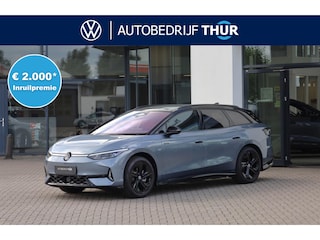 Volkswagen ID.7 Tourer GTX Limited Edition 86 kWh 340PK / 250kW LED Matrix IQ.Light, 360° rondomzichtcamera, panoramadak, head-up display, verwarm- en ventileerbare voorstoelen met massagefunctie, Keyless Entry & Go, verwarmbare voorruit, Apple Carplay & Android Auto, dodehoekdetectie (Side Assist), verwarmbare achterbank, dynamische grootlichtassistent, 20'' LMV 'Skagen'