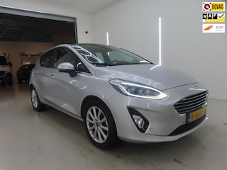 Ford Fiesta 1.0 EcoBoost Titanium X+Led+stoel-verw+Leder+pano-dak+Navigatie+parkeer hulp = SUPER AANBIEDING !!